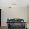 Crystal Chandelier 2-Light Modern Flush Mount Ceiling Light Fixture