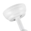 56 in. Indoor/Outdoor Matte White Indoor Ceiling Fan with Light Kit and Remote Control