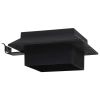 Outdoor Solar Lamps 12 pcs LED Square 4.7" Black