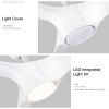 56 in. Indoor/Outdoor Matte White Indoor Ceiling Fan with Light Kit and Remote Control