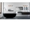 Vanity Bathroom Light Fixture Brushed Nickel 3 Lights Rustic Wall Sconce Lighting with Clear Glass Shade