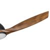 52 in. Outdoor/Indoor Integrated LED Imitation  Modern Ceiling Fan with Lights and Remote Control