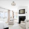 Crystal Chandelier 2-Light Modern Flush Mount Ceiling Light Fixture Semi-suction lamps