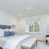 Crystal Chandelier 2-Light Modern Flush Mount Ceiling Light Fixture