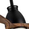 52 in. Outdoor/Indoor Integrated LED Imitation  Modern Ceiling Fan with Lights and Remote Control