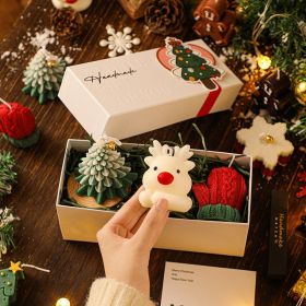 Deer Shape Aromatherapy Candle Gift Box (Option: High Gift Box)