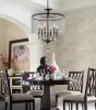6 - Light Dimmable Crystal Chandelier